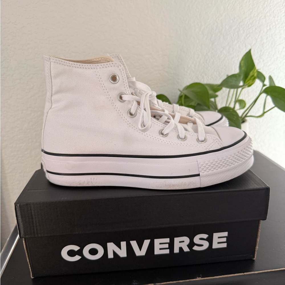 Converse Platform Women's White High-Top Sneakers